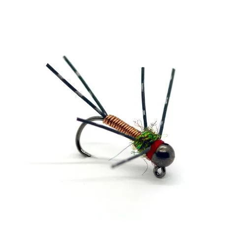 Copper John Rubberlegs – 3.8mm Matte Black Tungsten