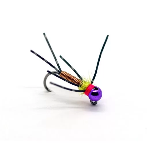 Copper John Rubberlegs – 3.8mm Metallic Purple Tungsten