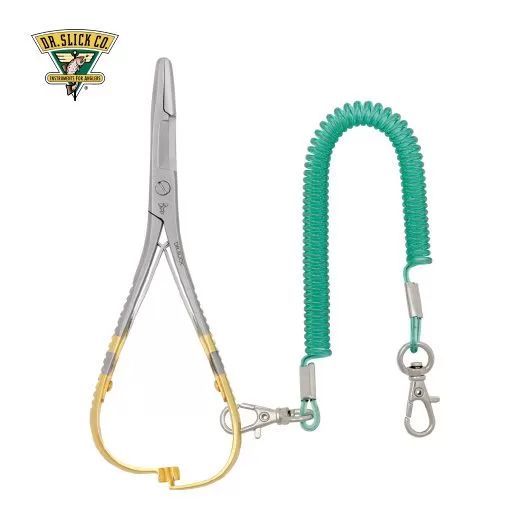 Dr Slick 5 1/2"" Mitten Scissor Clamps - Gold/Satin